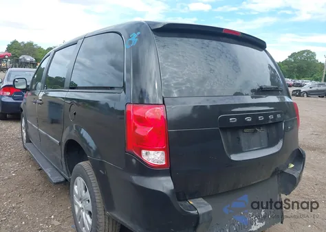 2014 Dodge Grand Caravan American Value Pkg из США, поврежденный, VIN 2C4RDGBG6ER327935